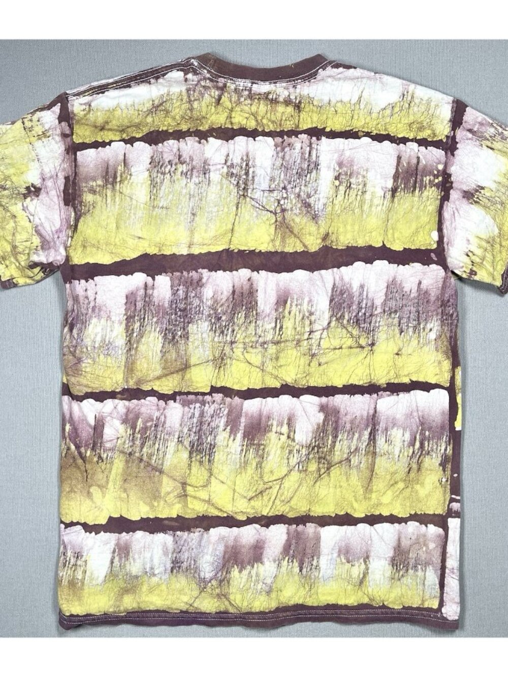 Gildan Vintage African Tribal Art Tie Dye Short Sleeve Shirt - Adult Size Medium - Picture 9 of 16
